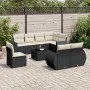 Set de sofás de jardín 8 piezas y cojines ratán sintético negro von , Gartensets - Ref: Foro24-3253983, Preis: 614,27 €, Raba...