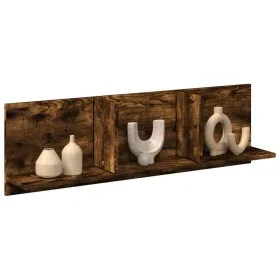Wandregal aus geräucherter Eichen-Ingenieurholz 100x16,5x30 cm von , Regale und Regale - Ref: Foro24-854863, Preis: 31,64 €, ...