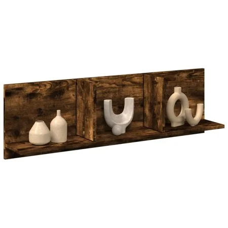 Wandregal aus geräucherter Eichen-Ingenieurholz 100x16,5x30 cm von , Regale und Regale - Ref: Foro24-854863, Preis: 31,64 €, ...