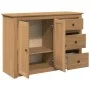 Sideboard mit Schubladen Panama Massivholz Kiefer 112x40x80 cm von , Sideboards - Ref: Foro24-4016385, Preis: 177,82 €, Rabat...