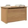 Baúl almacenaje con tapa Panama madera maciza pino 79x42x46 cm by , Storage trunks - Ref: Foro24-4016387, Price: 96,91 €, Dis...