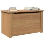 Baúl almacenaje con tapa Panama madera maciza pino 79x42x46 cm by , Storage trunks - Ref: Foro24-4016387, Price: 98,47 €, Dis...