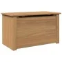 Baúl almacenaje con tapa Panama madera maciza pino 79x42x46 cm by , Storage trunks - Ref: Foro24-4016387, Price: 96,91 €, Dis...