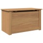 Baúl almacenaje con tapa Panama madera maciza pino 79x42x46 cm by , Storage trunks - Ref: Foro24-4016387, Price: 98,47 €, Dis...