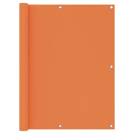Toldo para balcón de tela oxford naranja 120x600 cm