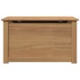 Baúl almacenaje con tapa Panama madera maciza pino 79x42x46 cm by , Storage trunks - Ref: Foro24-4016387, Price: 98,47 €, Dis...