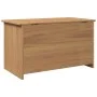 Baúl almacenaje con tapa Panama madera maciza pino 79x42x46 cm by , Storage trunks - Ref: Foro24-4016387, Price: 96,91 €, Dis...
