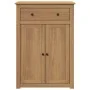 Mueble zapatero Panama madera maciza de pino 80x40x114 cm by , Shoe racks and shoe organizers - Ref: Foro24-4016391, Price: 1...