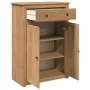 Mueble zapatero Panama madera maciza de pino 80x40x114 cm by , Shoe racks and shoe organizers - Ref: Foro24-4016391, Price: 1...