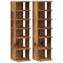 Armario zapatero madera de ingeniería envejecida 28x27x102 cm by , Shoe racks and shoe organizers - Ref: Foro24-856665, Price...