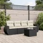 Gartenmöbel-Set 5-teilig mit schwarzen Polstern aus synthetischem Rattan von , Gartensets - Ref: Foro24-3253423, Preis: 327,7...