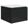 Garten-Essgruppe 7-teilig mit schwarzen Polstern aus synthetischem Rattan von , Gartensets - Ref: Foro24-3226637, Preis: 441,...