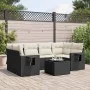 7-piece garden dining set with black synthetic rattan cushions by , Garden sets - Ref: Foro24-3252253, Price: 451,43 €, Disco...