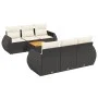 7-piece garden dining set with black synthetic rattan cushions by , Garden sets - Ref: Foro24-3257225, Price: 484,80 €, Disco...