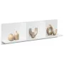 Mueble de pared madera de ingeniería blanco 100x16,5x30 cm by , Shelves and shelves - Ref: Foro24-854859, Price: 26,67 €, Dis...