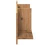 Mueble de pared madera ingeniería roble artisian 100x16,5x30 cm by , Shelves and shelves - Ref: Foro24-854867, Price: 32,10 €...