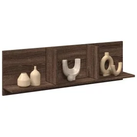 Mueble de pared madera ingeniería marrón roble 100x16,5x30 cm by , Shelves and shelves - Ref: Foro24-854865, Price: 32,36 €, ...