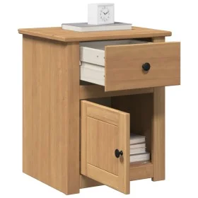 Nachttisch Panama aus massivem Kiefernholz 46x40x57 cm von , Nachttische - Ref: Foro24-4016383, Preis: 76,35 €, Rabatt: %