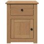 Mesita de noche Panama madera maciza de pino 46x40x57 cm de , Mesitas de noche - Ref: Foro24-4016383, Precio: 73,54 €, Descue...