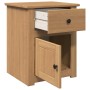 Mesita de noche Panama madera maciza de pino 46x40x57 cm de , Mesitas de noche - Ref: Foro24-4016383, Precio: 73,54 €, Descue...