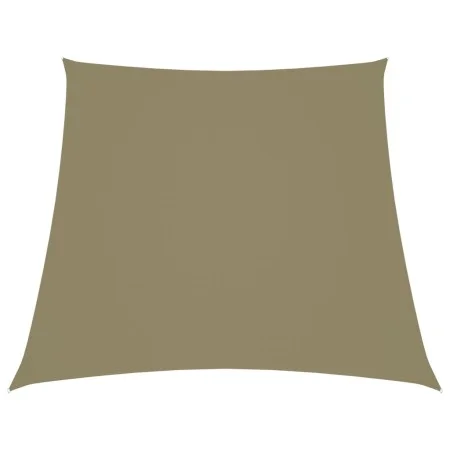 Trapezoidal sail awning beige oxford fabric 4/5x4 m by vidaXL, Umbrellas - Ref: Foro24-135189, Price: 68,80 €, Discount: %