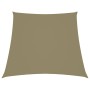 Trapezoidal sail awning beige oxford fabric 4/5x4 m by vidaXL, Umbrellas - Ref: Foro24-135189, Price: 70,05 €, Discount: %