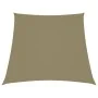 Trapezoidal sail awning beige oxford fabric 4/5x4 m by vidaXL, Umbrellas - Ref: Foro24-135189, Price: 68,80 €, Discount: %