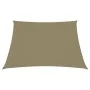 Trapezoidal sail awning beige oxford fabric 4/5x4 m by vidaXL, Umbrellas - Ref: Foro24-135189, Price: 68,80 €, Discount: %