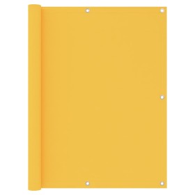 Toldo para balcón tela oxford amarillo 120x400 cm