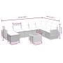8-piece garden sofa set and black synthetic rattan cushions by , Garden sets - Ref: Foro24-3265095, Price: 528,37 €, Discount: %