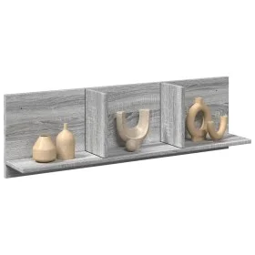 Wandregal aus grauem Sonoma-Ingenieurholz 100x16,5x30 cm von , Regale und Regale - Ref: Foro24-854864, Preis: 32,36 €, Rabatt: %