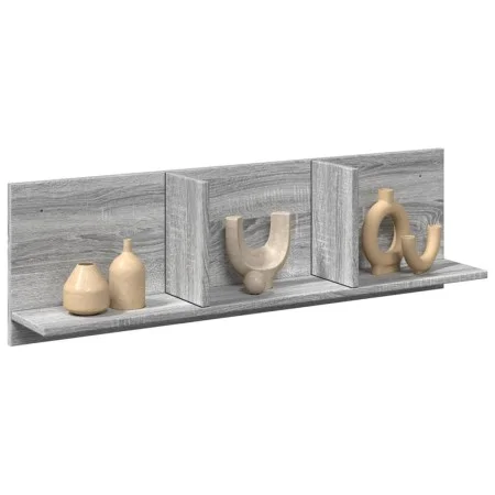 Mueble de pared madera ingeniería gris Sonoma 100x16,5x30 cm de , Estantes y estanterías - Ref: Foro24-854864, Precio: 32,36 ...