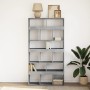 Estantería madera de ingeniería gris hormigón 100x33x187,5 cm by , Bookcases and shelves - Ref: Foro24-3309378, Price: 150,63...