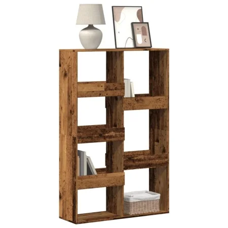 Estantería de madera de ingeniería envejecida 100x33x155,5 cm de , Librerías y estanterías - Ref: Foro24-3309400, Precio: 106...
