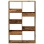 Estantería de madera de ingeniería envejecida 100x33x155,5 cm de , Librerías y estanterías - Ref: Foro24-3309400, Precio: 106...