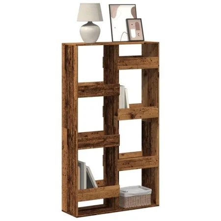 Estantería de madera de ingeniería envejecida 100x33x175 cm de , Librerías y estanterías - Ref: Foro24-3309409, Precio: 112,0...