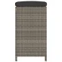 Hochbarhocker für den Garten mit 4 Stück grauen PE-Rattan-Kissen. von , Gartenstühle - Ref: Foro24-368690, Preis: 257,16 €, R...
