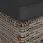 Hochbarhocker für den Garten mit 4 Stück grauen PE-Rattan-Kissen. von , Gartenstühle - Ref: Foro24-368690, Preis: 257,16 €, R...