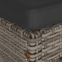 Hochbarhocker für den Garten mit 4 Stück grauen PE-Rattan-Kissen. von , Gartenstühle - Ref: Foro24-368690, Preis: 228,21 €, R...
