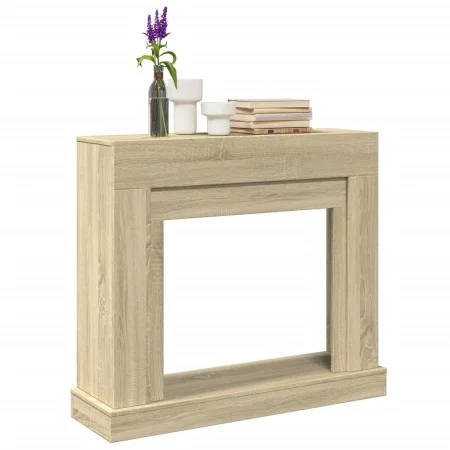 Kaminholzregal aus Eichenholz in Sonoma-Optik, 100x30x87,5 cm. von , Zubehör für Holzöfen und Kamine - Ref: Foro24-854564, Pr...