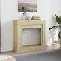 Kaminholzregal aus Eichenholz in Sonoma-Optik, 100x30x87,5 cm. von , Zubehör für Holzöfen und Kamine - Ref: Foro24-854564, Pr...