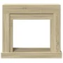 Kaminholzregal aus Eichenholz in Sonoma-Optik, 100x30x87,5 cm. von , Zubehör für Holzöfen und Kamine - Ref: Foro24-854564, Pr...