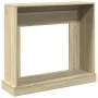 Kaminholzregal aus Eichenholz in Sonoma-Optik, 100x30x87,5 cm. von , Zubehör für Holzöfen und Kamine - Ref: Foro24-854564, Pr...