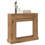 Kaminholzregal aus Eichen-Ingenieurholz, handgefertigt, 100x30x87,5 cm. von , Zubehör für Holzöfen und Kamine - Ref: Foro24-8...
