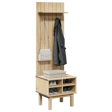 Mueble de recibidor OTTA madera maciza de pino 50x40x160 cm by , Wardrobes - Ref: Foro24-4013463, Price: 97,74 €, Discount: %