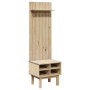 Mueble de recibidor OTTA madera maciza de pino 50x40x160 cm de , Armarios roperos - Ref: Foro24-4013463, Precio: 99,22 €, Des...