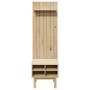 Mueble de recibidor OTTA madera maciza de pino 50x40x160 cm de , Armarios roperos - Ref: Foro24-4013463, Precio: 99,22 €, Des...