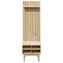 Mueble de recibidor OTTA madera maciza de pino 50x40x160 cm by , Wardrobes - Ref: Foro24-4013463, Price: 97,74 €, Discount: %