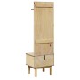 Mueble de recibidor OTTA madera maciza de pino 50x40x160 cm de , Armarios roperos - Ref: Foro24-4013463, Precio: 99,22 €, Des...