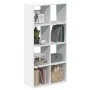 Librería divisora madera ingeniería blanco 69,5x29x137,5 cm de , Librerías y estanterías - Ref: Foro24-858021, Precio: 74,56 ...